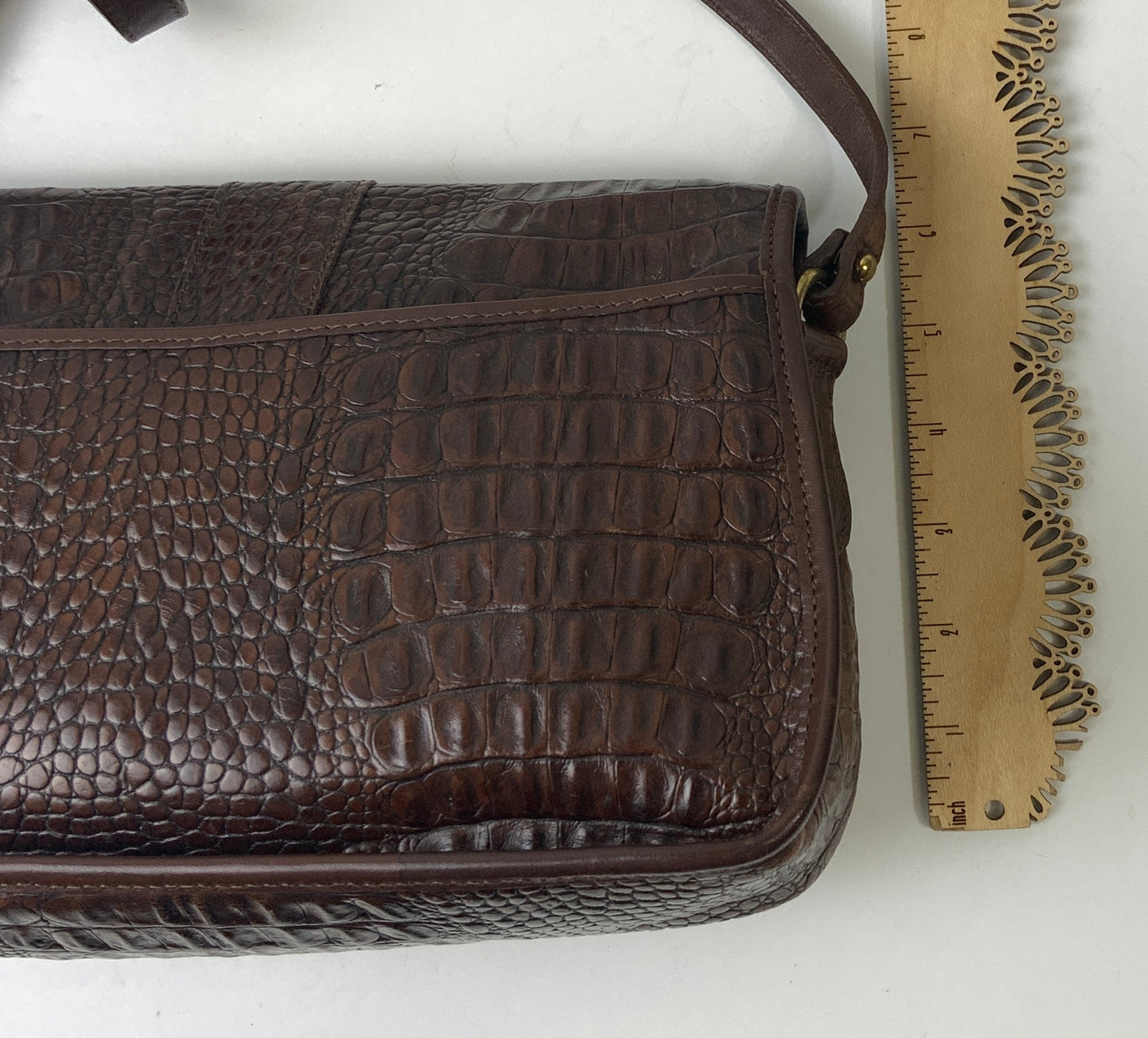 Crossbody Designer By Brahmin In Brown, Size:Medium