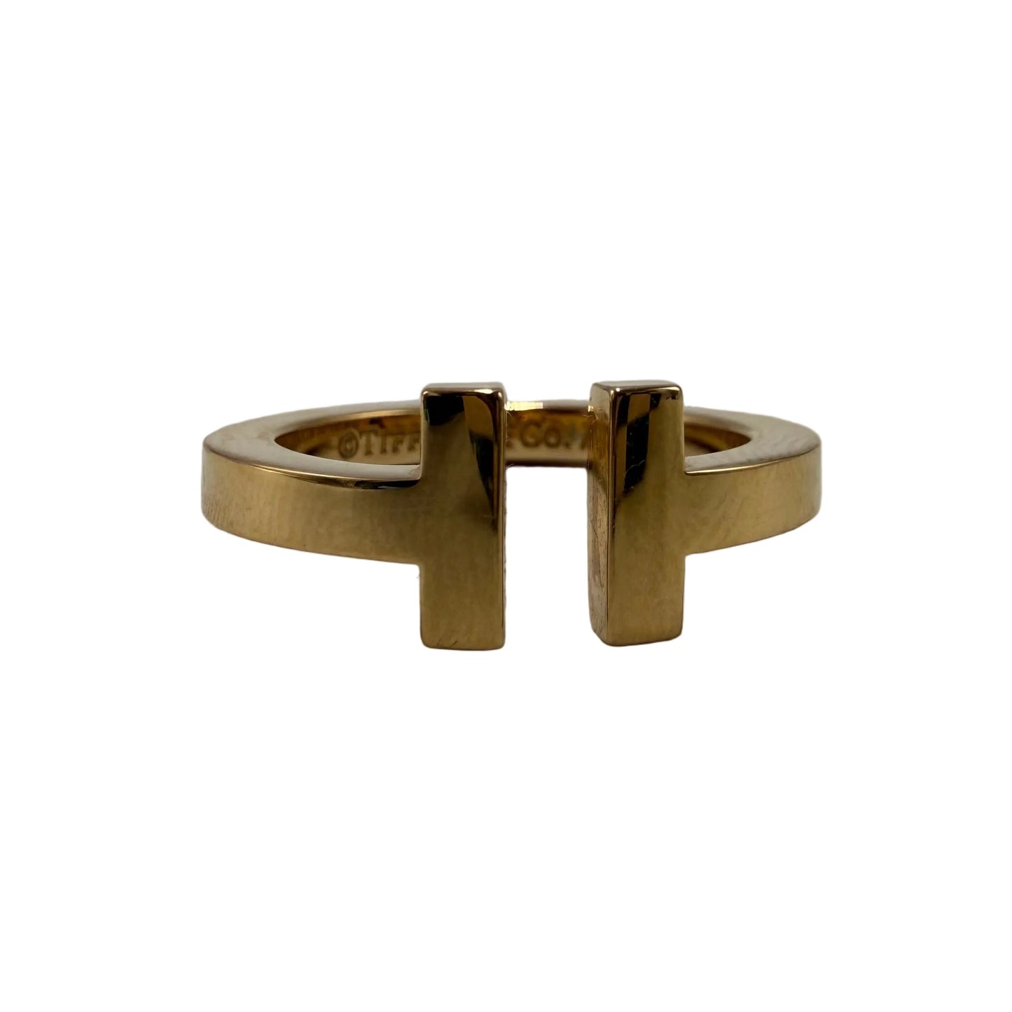 Tiffany and Company 18K T Square Luxury Ring, Size: 7
