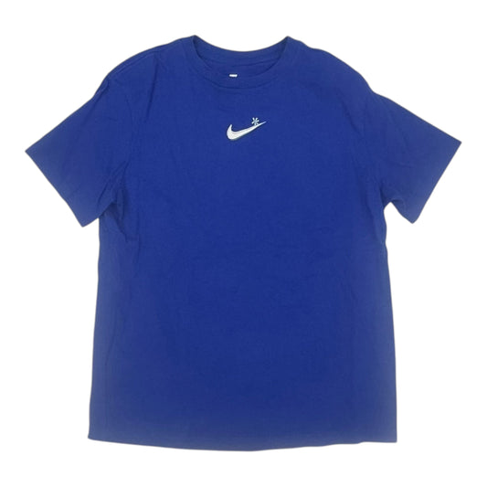 Athletic Top Ss By Nike In Blue, Size:S