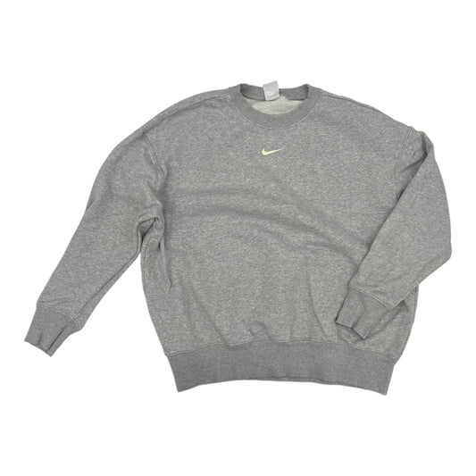 Sweatshirt Crewneck By Nike In Grey, Size:M