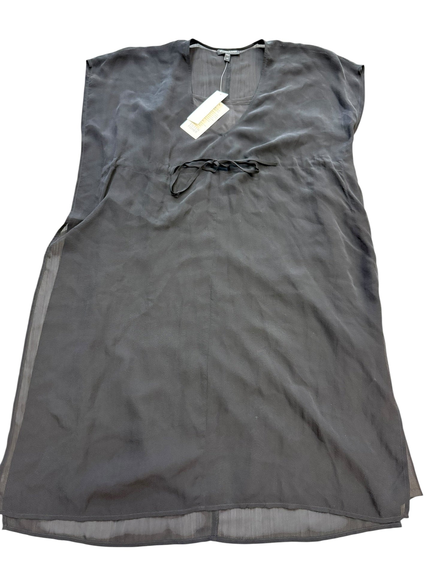 Dress Casual Midi By Eileen Fisher In Black, Size:Sp