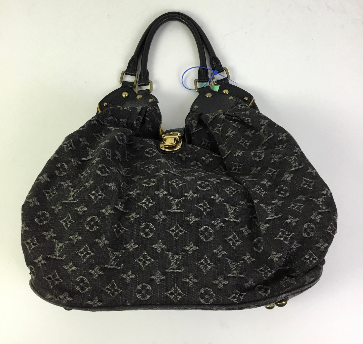 Handbag Luxury Designer By Louis Vuitton In Black, Size:Large