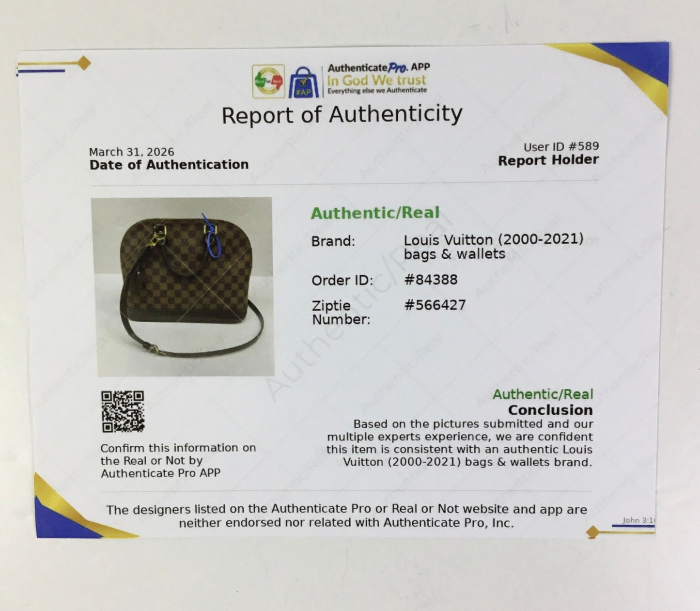 Handbag Luxury Designer By Louis Vuitton In Brown, Size:Medium