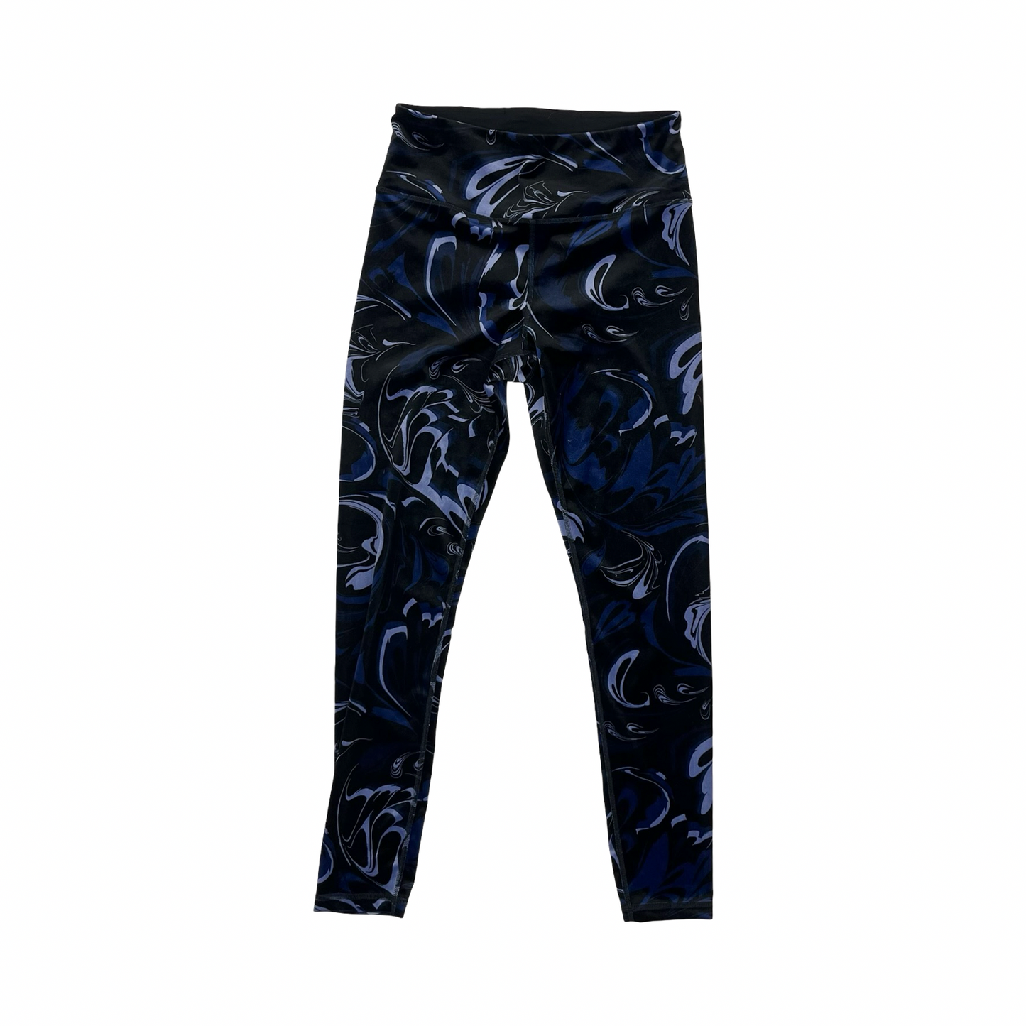 Pants Leggings By Athleta In Black & Blue, Size:M