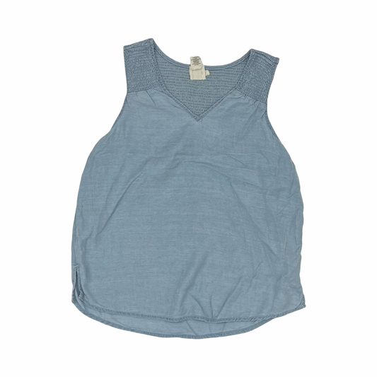 Blouse Sleeveless By Joie In Blue Denim, Size:S