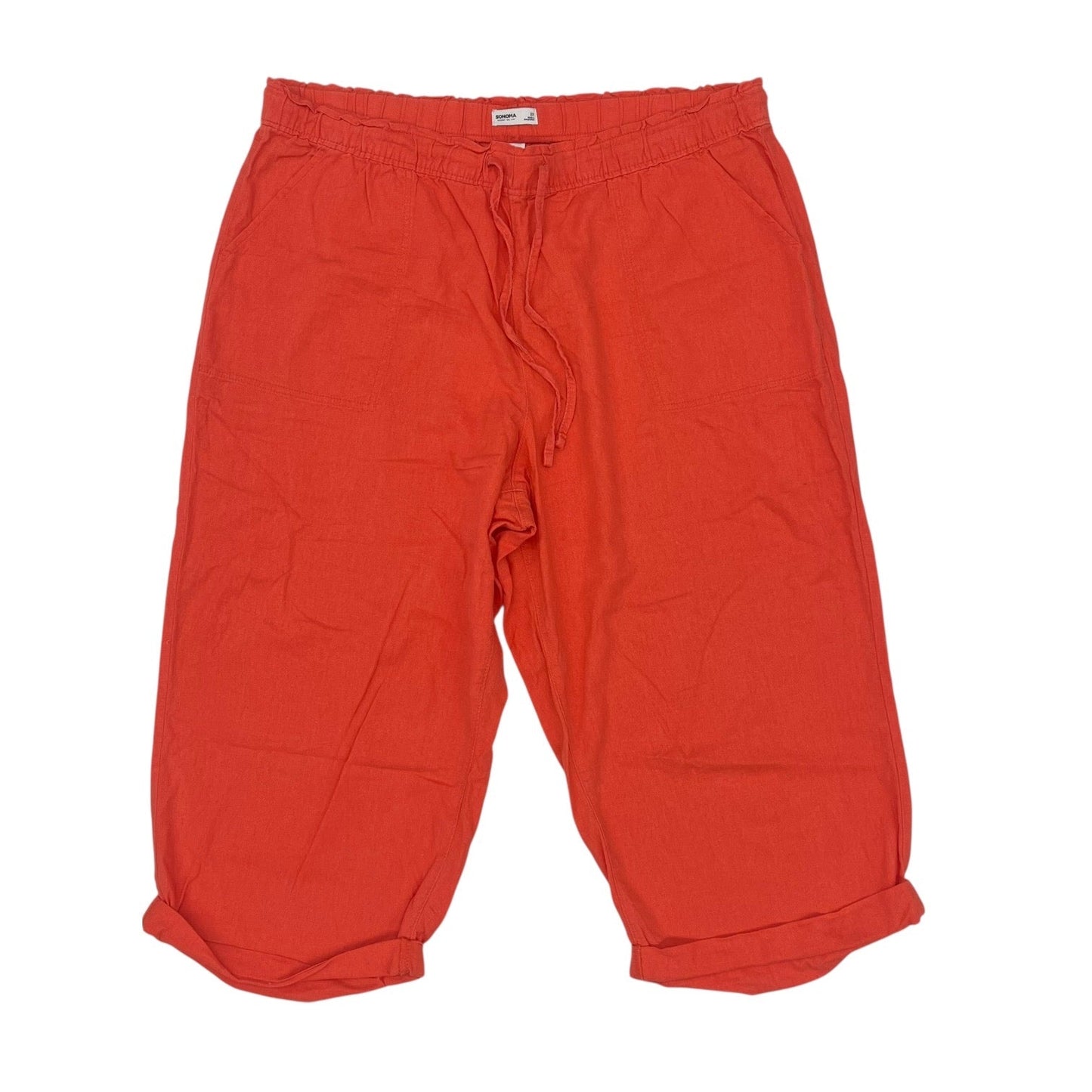 Pants Wide Leg By Sonoma In Orange, Size:2X