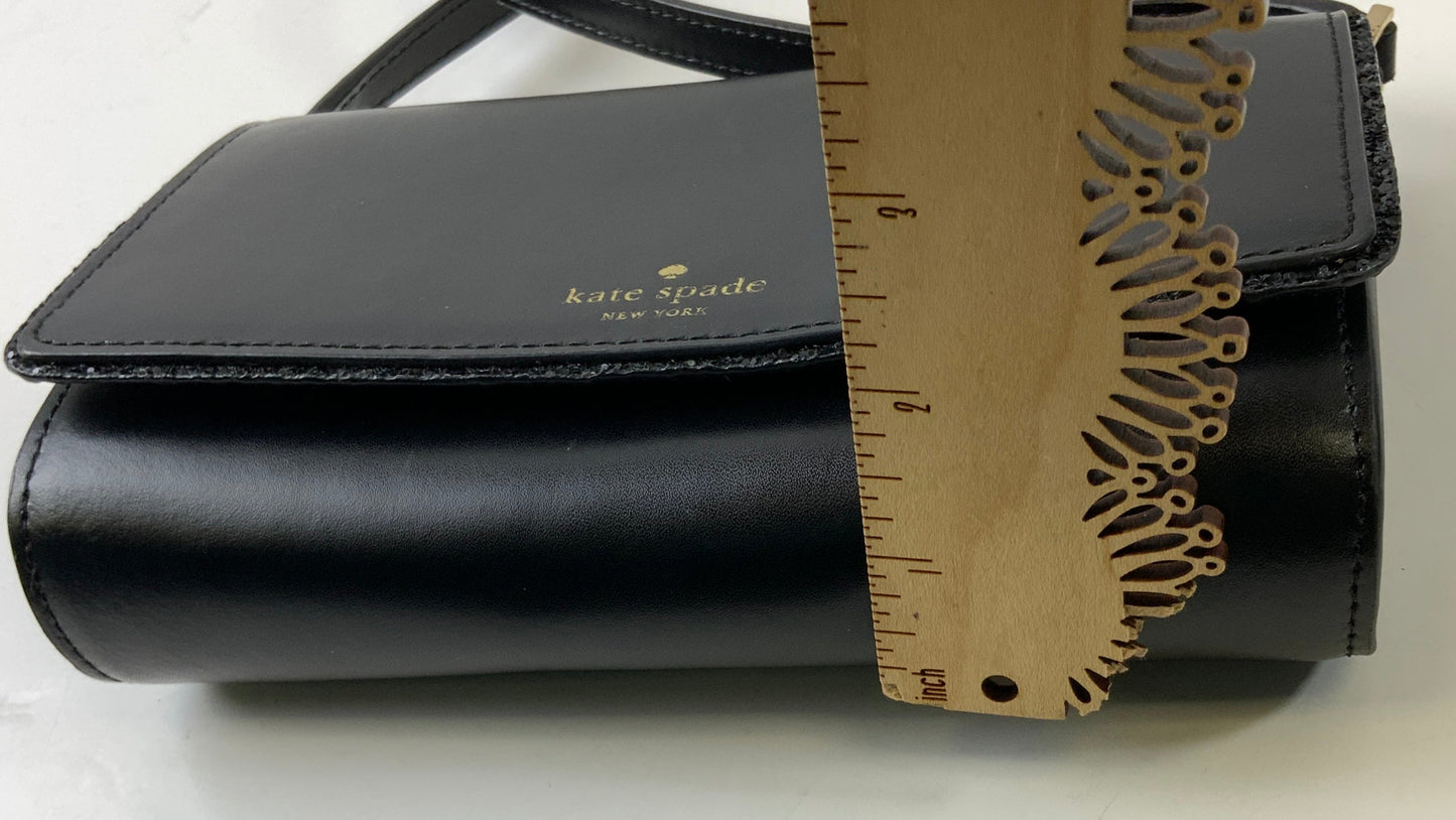 Crossbody Designer By Kate Spade In Black, Size:Small