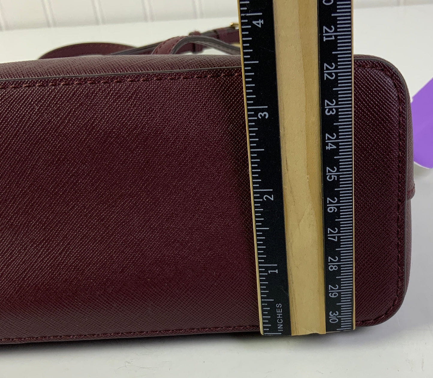 Crossbody Designer By Michael Kors In Maroon, Size:Small