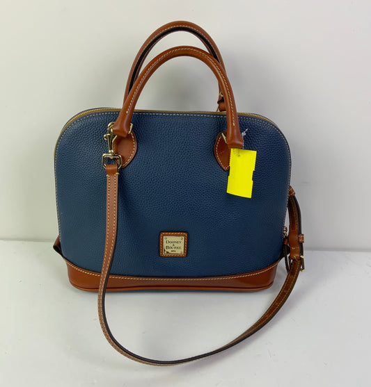 Handbag Designer By Dooney And Bourke In Navy, Size:Medium