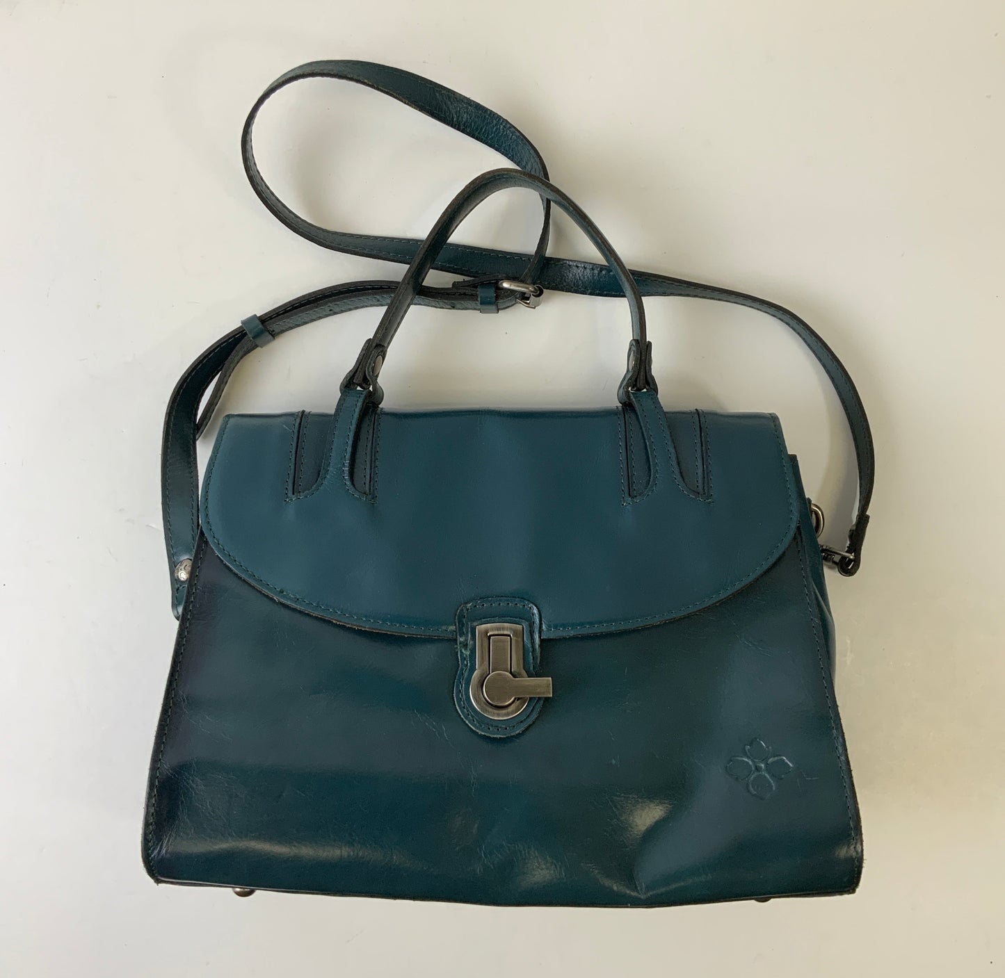 Handbag Designer By Patricia Nash In Teal, Size:Large OTHER INFO: AS IS