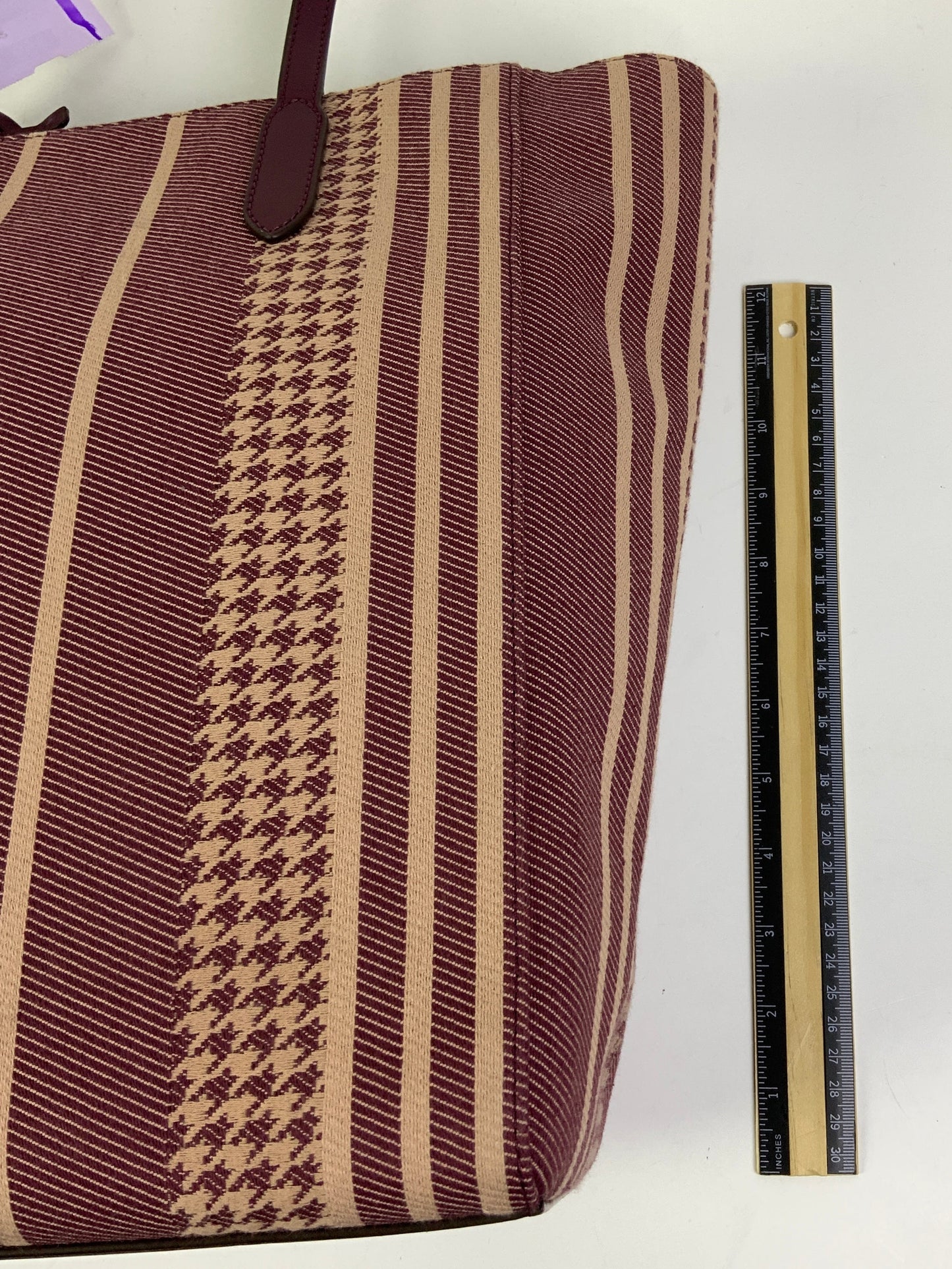 Handbag Designer By Michael Kors In Maroon, Size:Large
