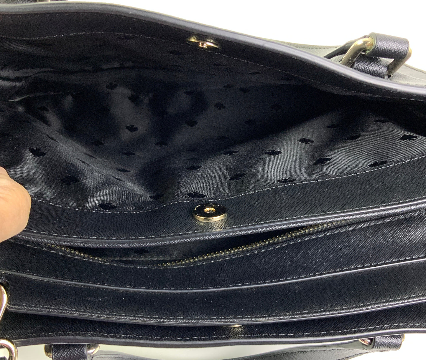 Handbag Designer By Kate Spade In Black, Size:Medium