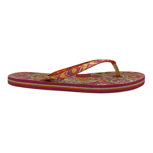 Sandals Flip Flops By Vera Bradley In Pink, Size:8
