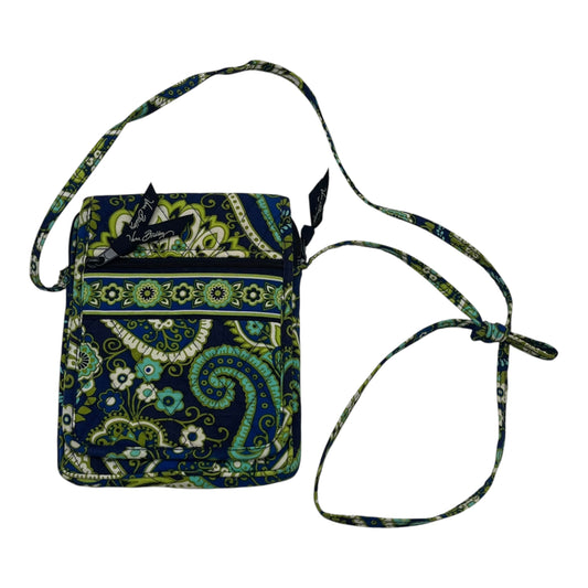 Crossbody By Vera Bradley In Blue & Green, Size:Medium