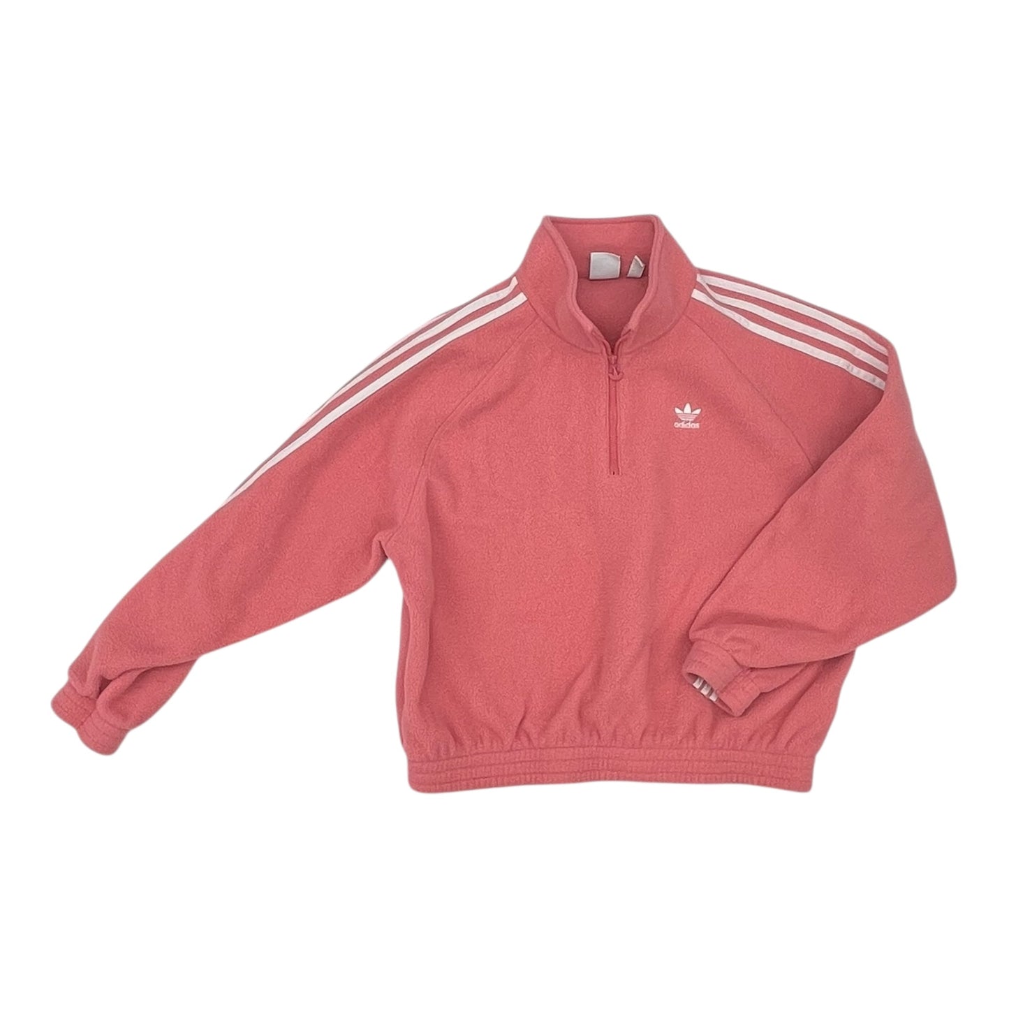Athletic Sweatshirt Collar By Adidas In Pink, Size:Xs