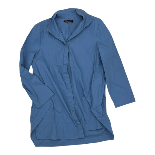 Top Ls Designer By Lafayette 148 In Blue, Size:M