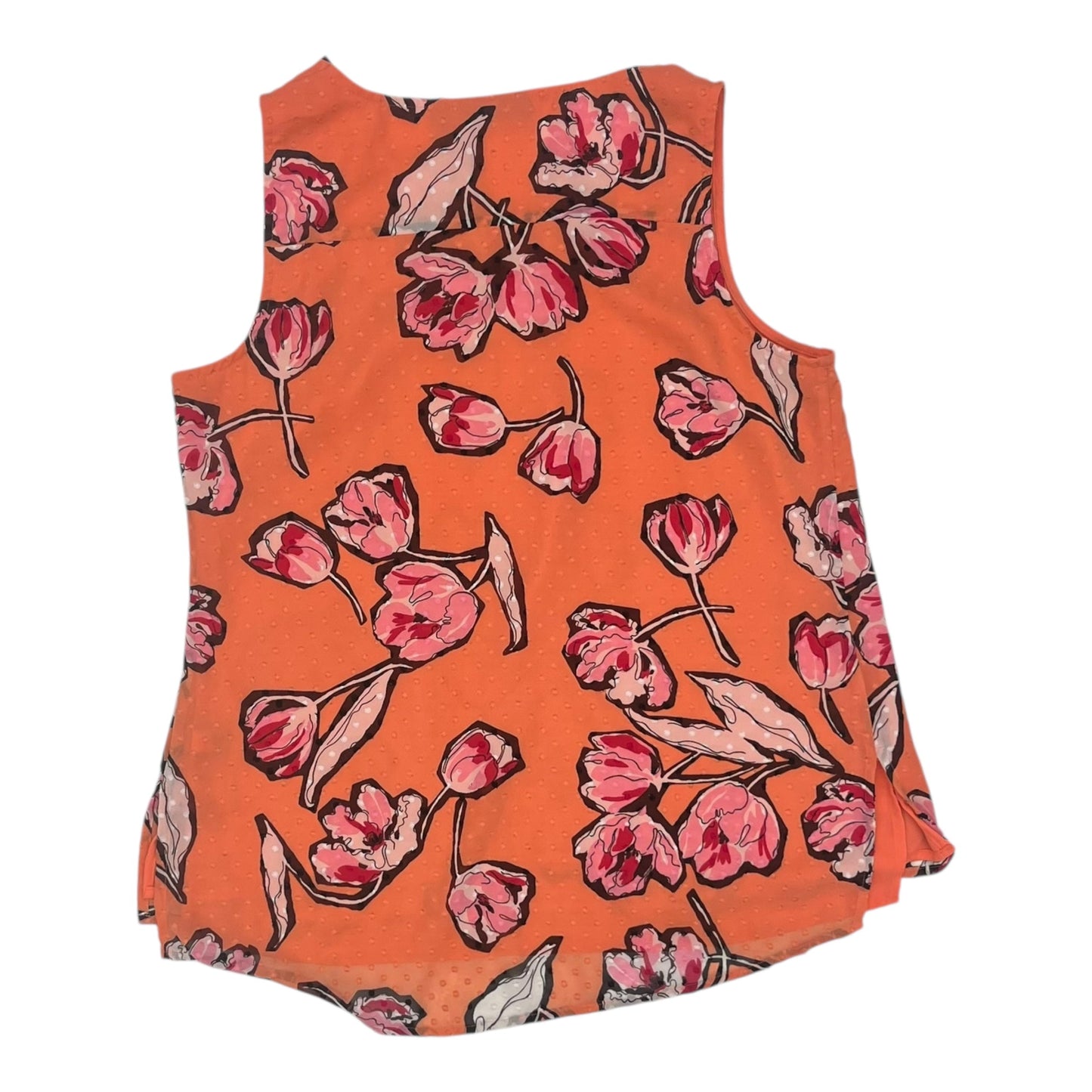 Top Sleeveless By Apt 9 In Orange, Size:M