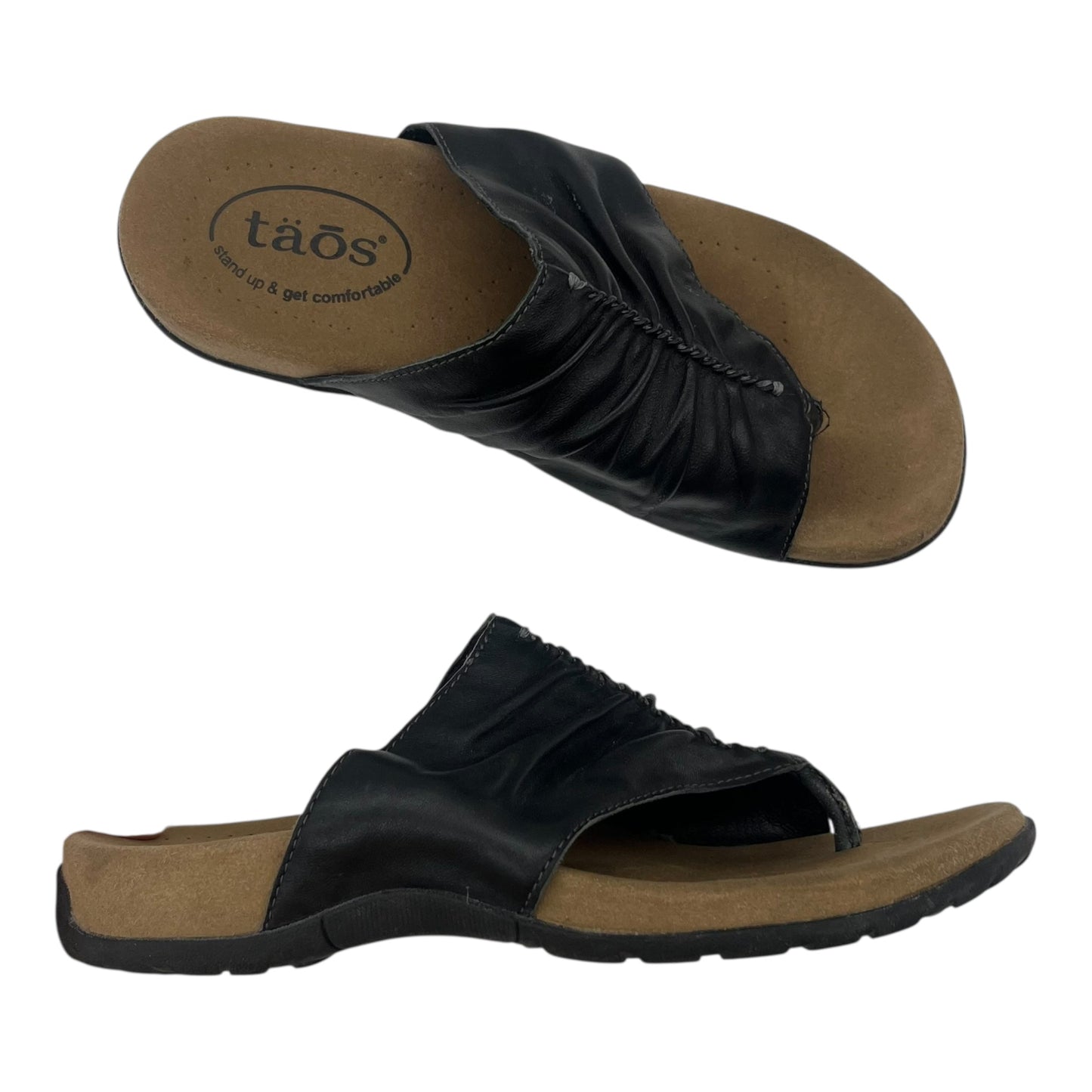 Sandals Flats By Taos In Black, Size:6