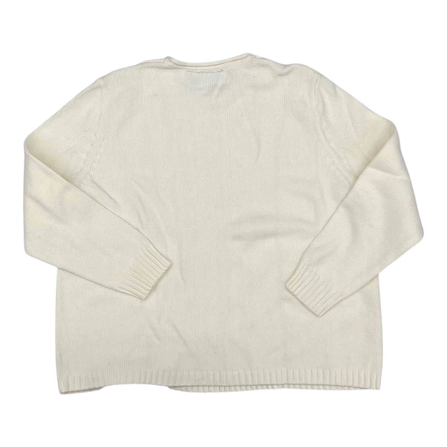 Sweater By Relativity In Cream, Size:2X