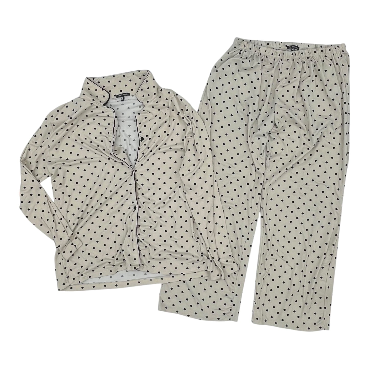 Pajamas 2Pc By Tart In Cream, Size:1X