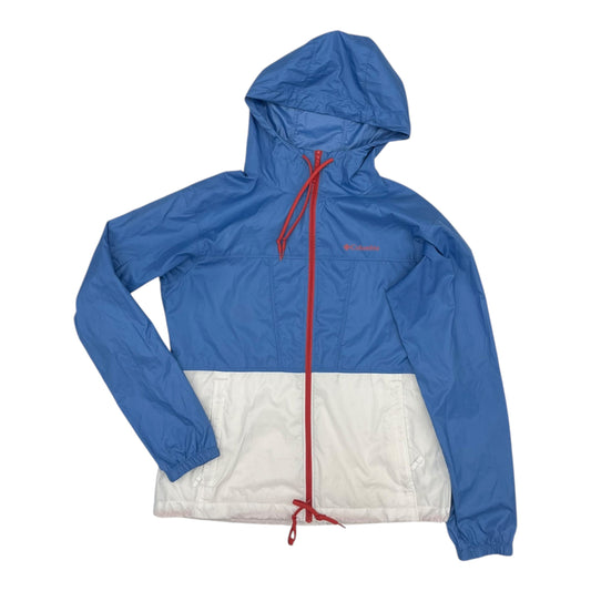 Jacket Windbreaker By Columbia In Blue, Size:S