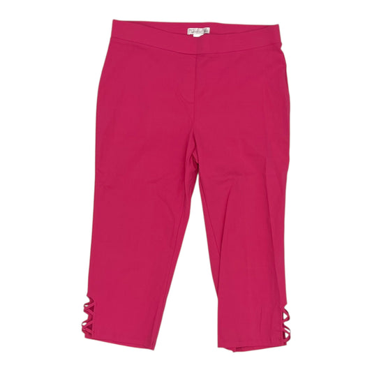 Pants Cropped By 89Th And Madison In Pink, Size:L