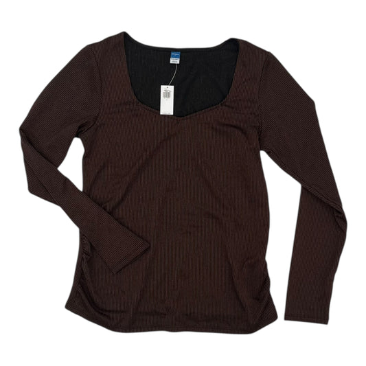Mat Top Ls By Old Navy In Brown, Size:L