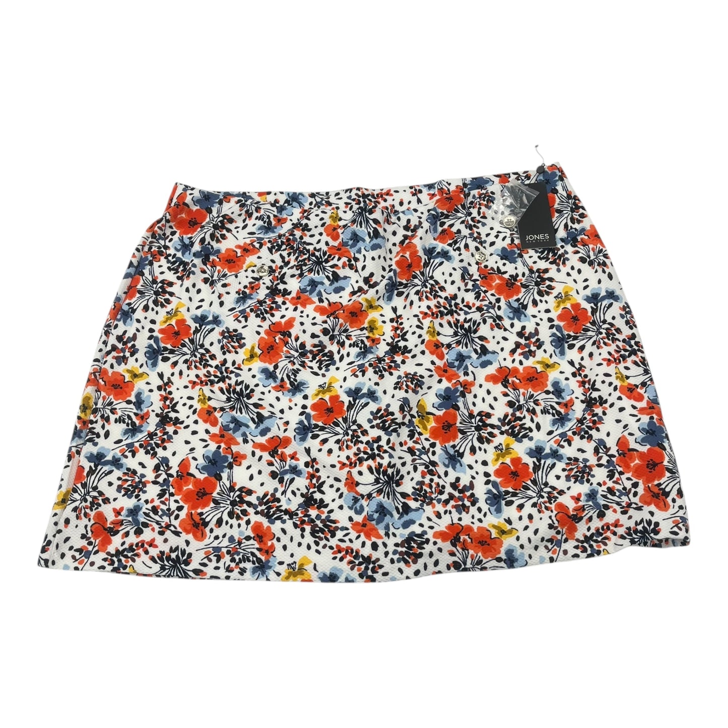 Skirt Mini & Short By Jones New York In Floral Print, Size:3X