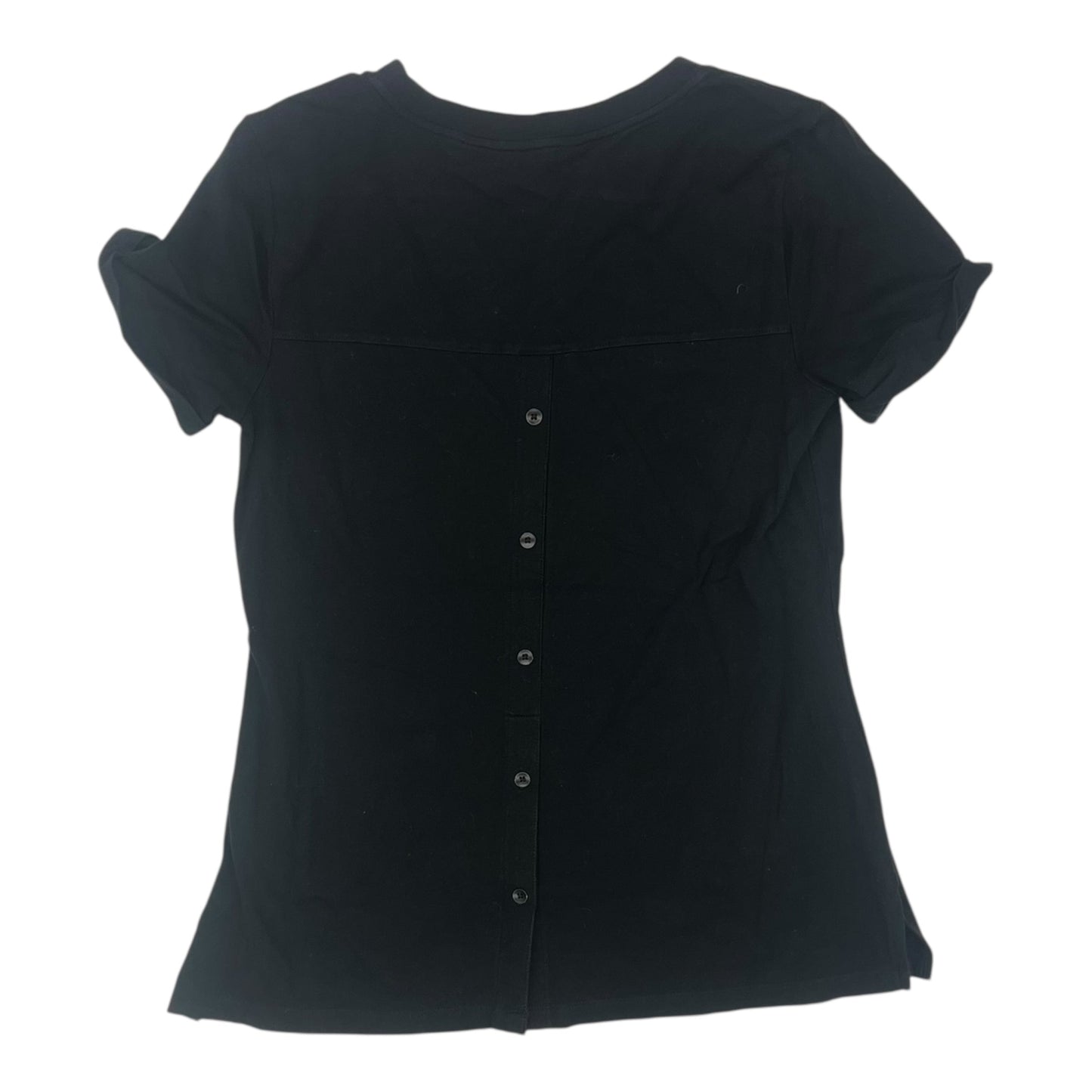 Top Ss Basic By Isaac Mizrahi Live Qvc In Black, Size:S
