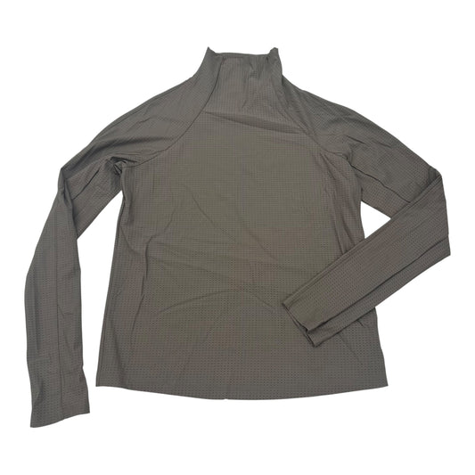 Athletic Top Ls Collar By Calia In Tan, Size:S
