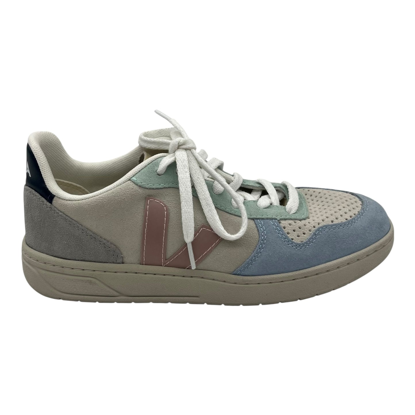 Shoes Sneakers By Cma In Blue & Tan, Size:6