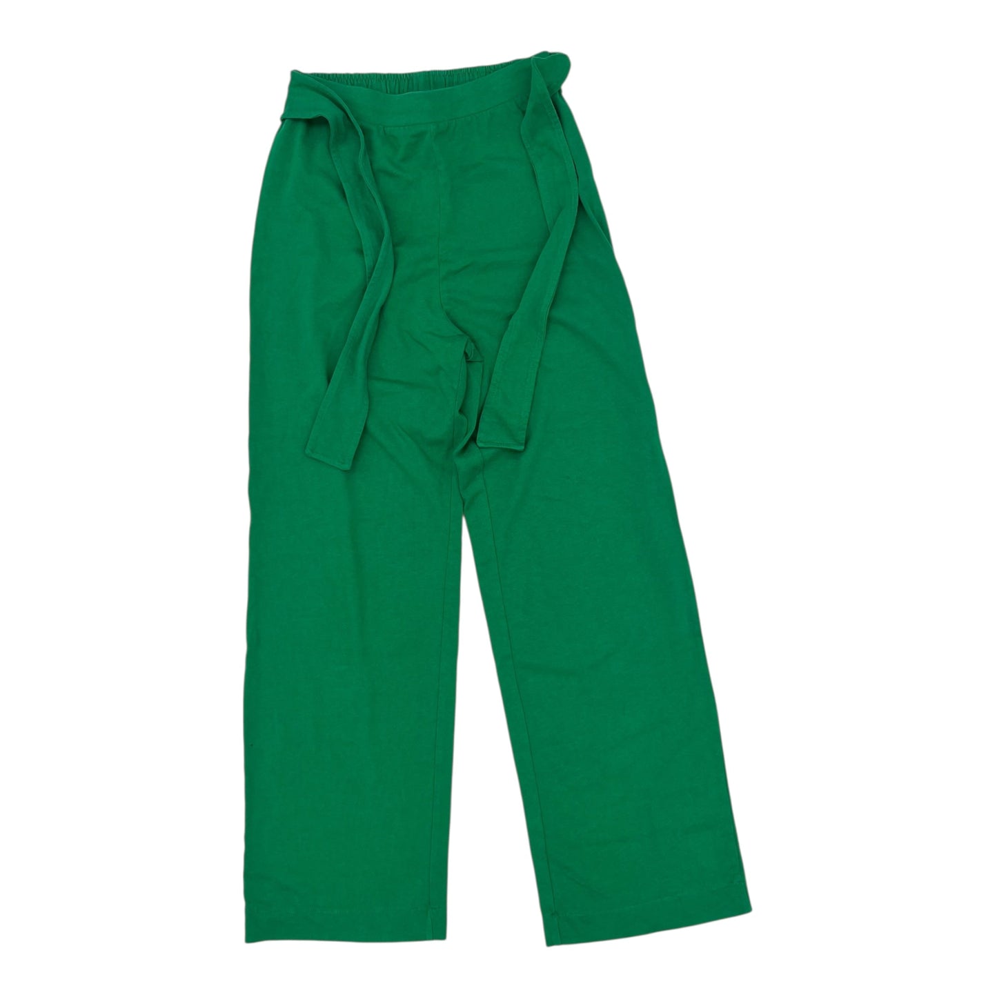 Pants Wide Leg By Zara In Green, Size:S