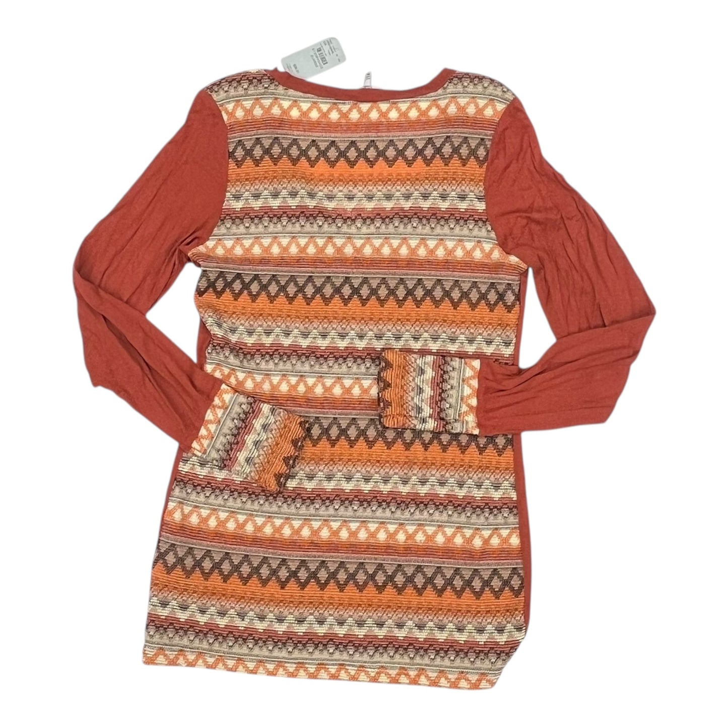 Top Ls By Bke In Orange, Size:Xl