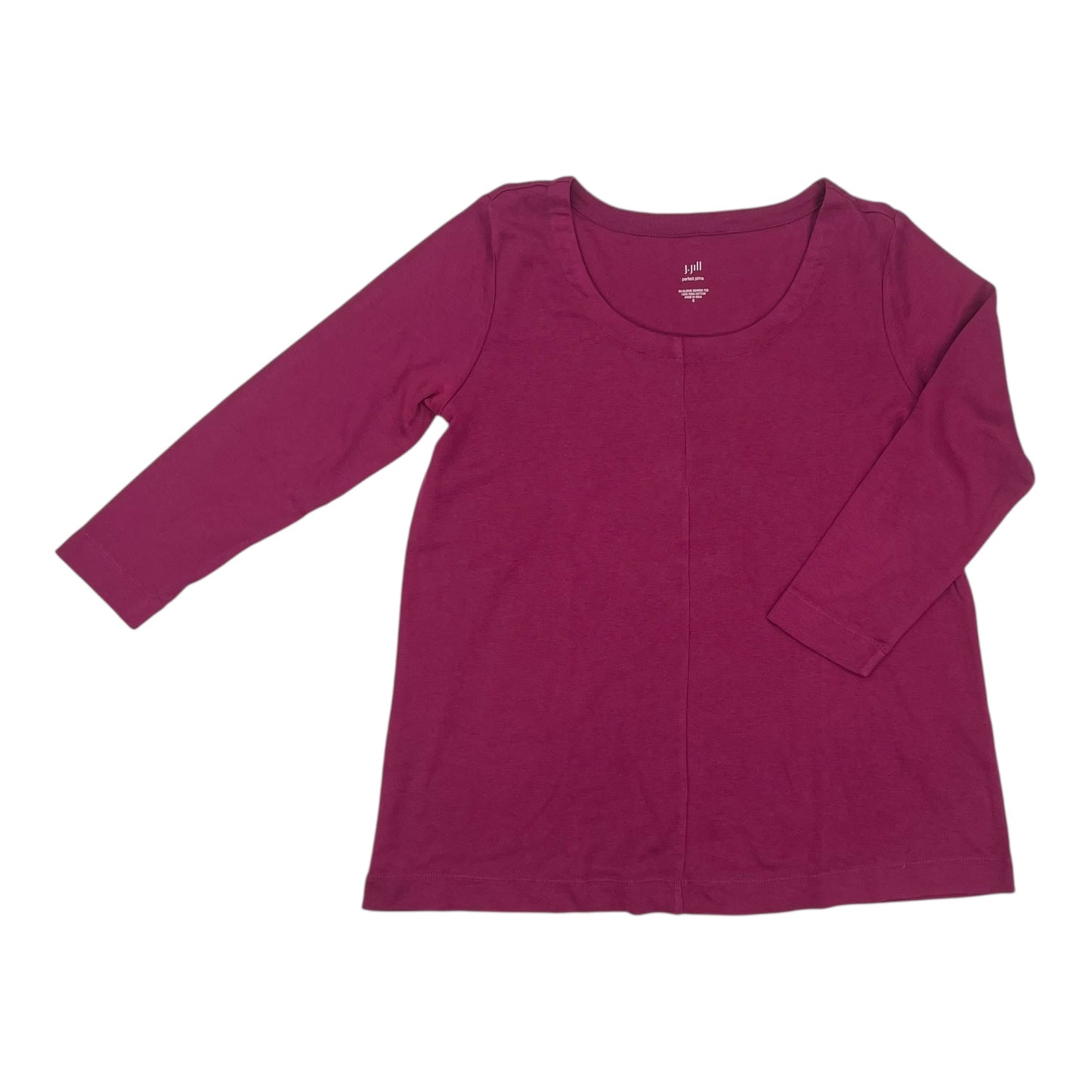 Top 3/4 Sleeve By J. Jill In Pink, Size:S