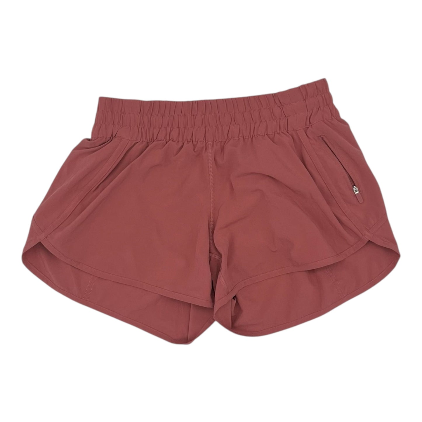 Athletic Shorts By Lululemon In Pink, Size:M