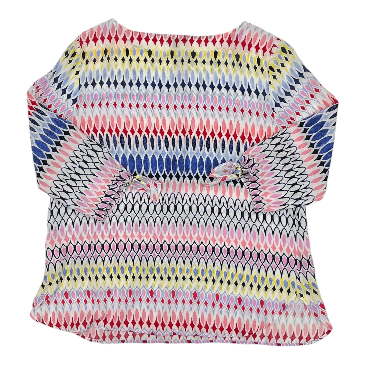 Top 3/4 Sleeve By Talbots In Multi, Size:XL