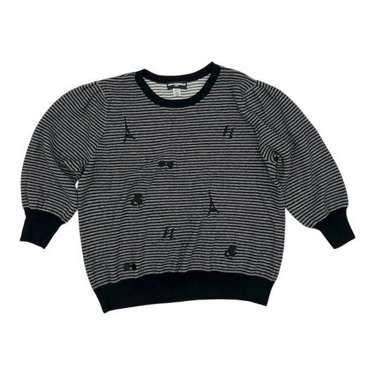 Sweater Designer By Karl Lagerfeld In Black, Size:Xl