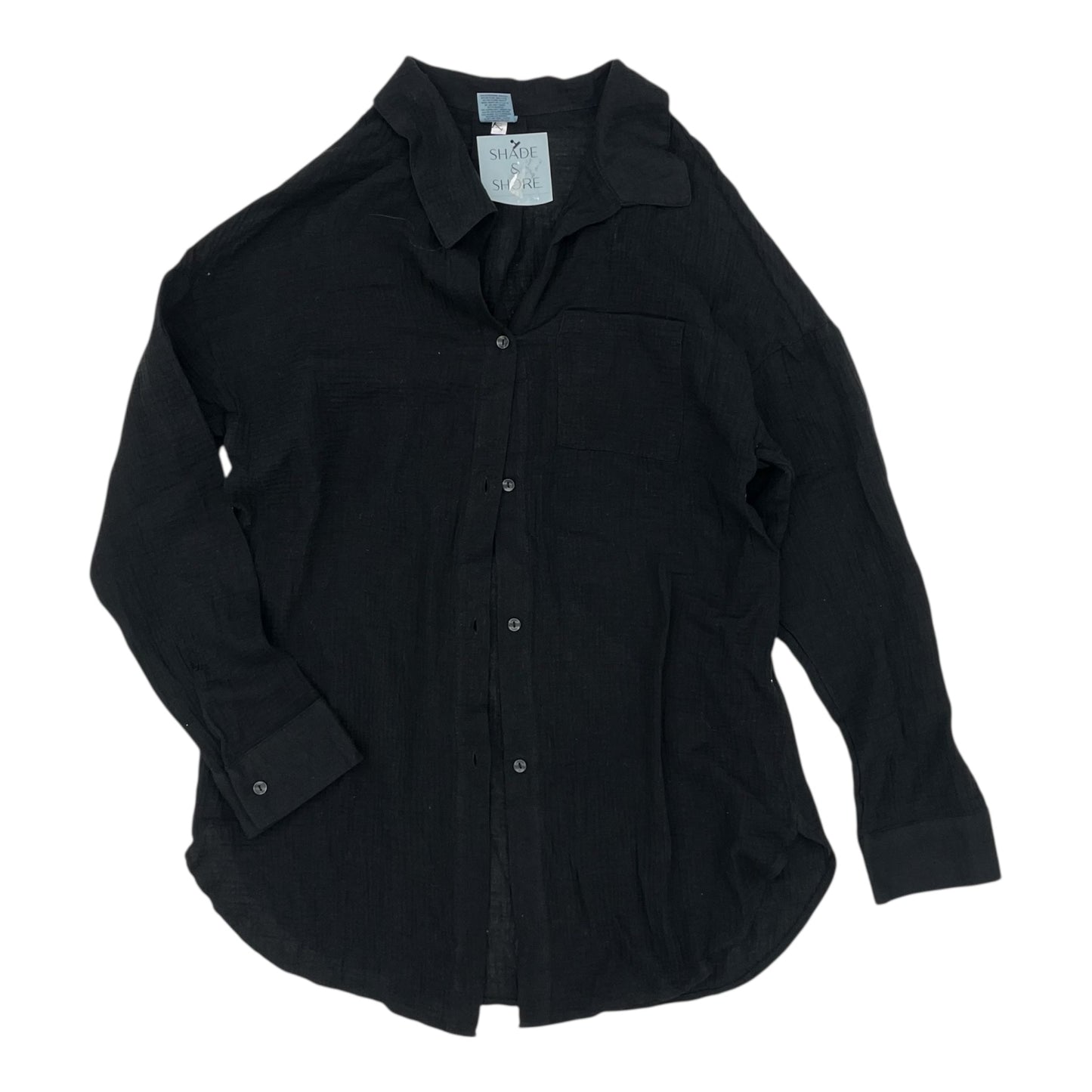 Swimwear Cover-Up By Shade & Shore In Black, Size:S