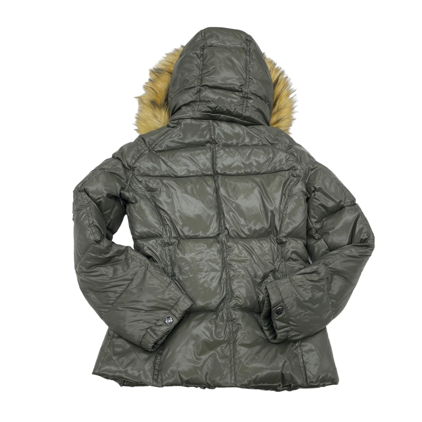 GREEN COAT PUFFER & QUILTED by CLOTHES MENTOR Size:XS