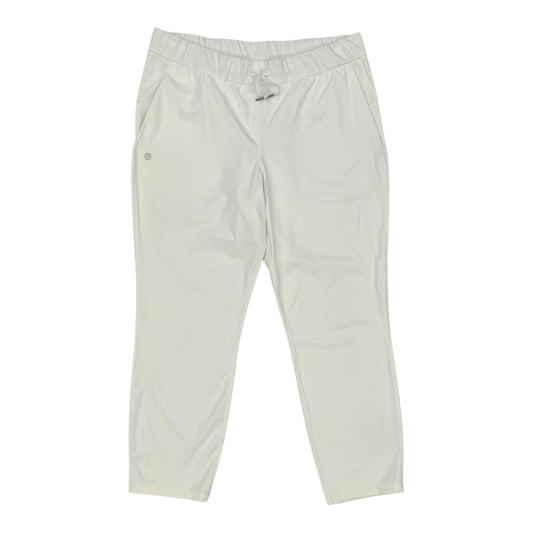 Athletic Pants By Clothes Mentor In White, Size:Xl