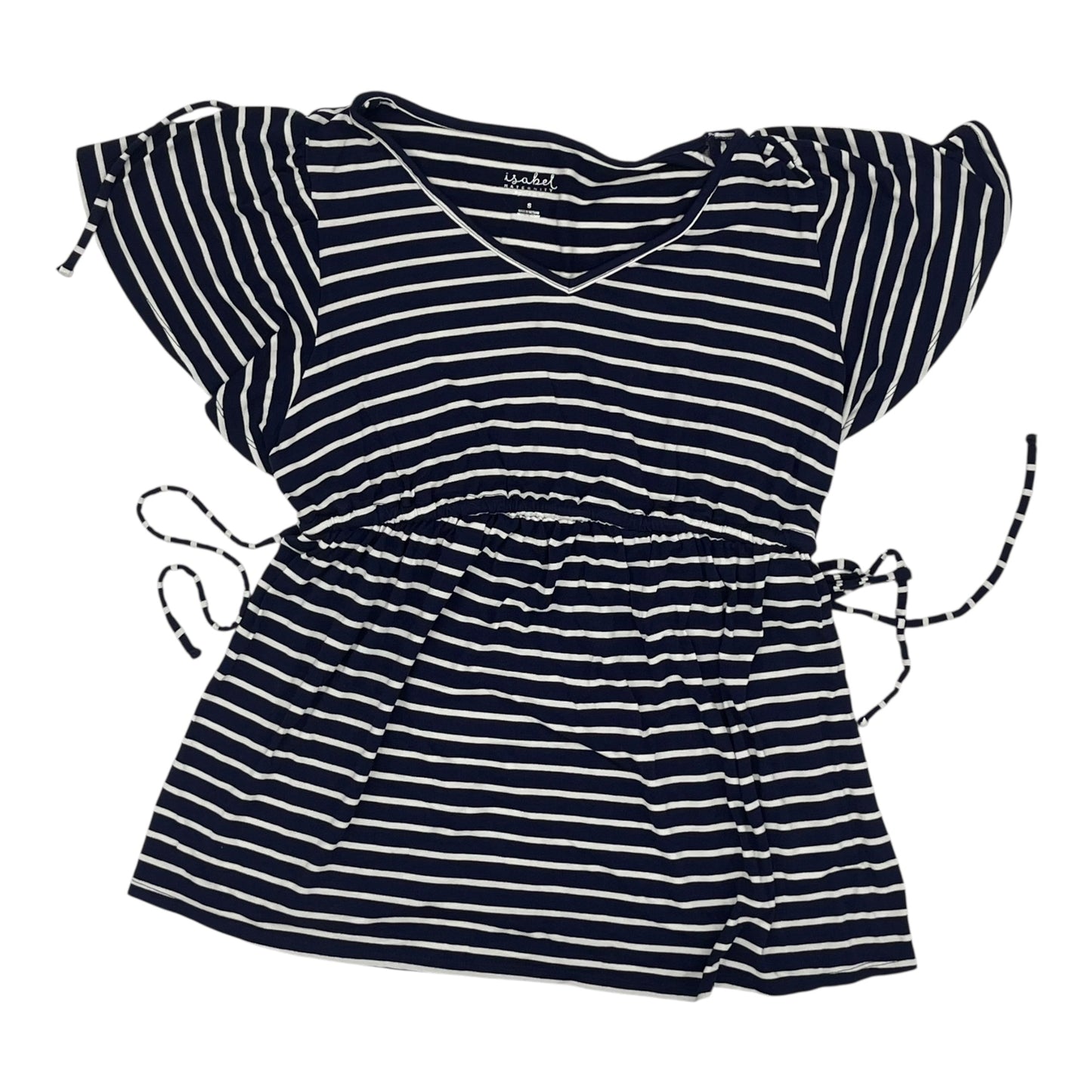 Mat Top Ss By Isabel Maternity In Blue, Size:S