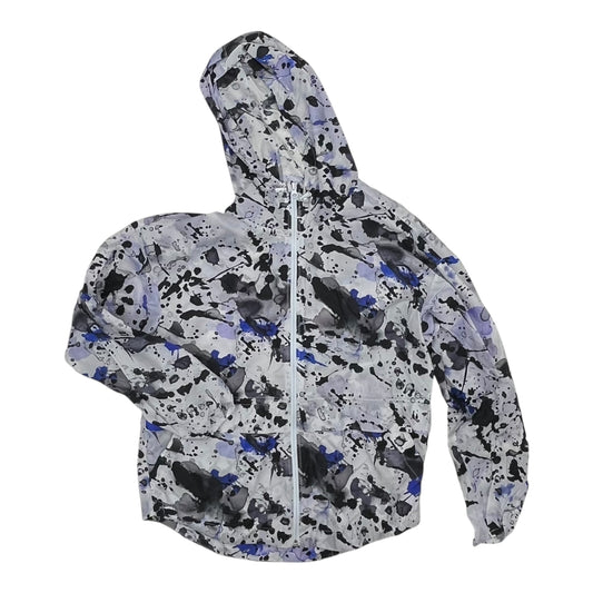 Jacket Windbreaker By Zella In Black & Blue, Size:Xs