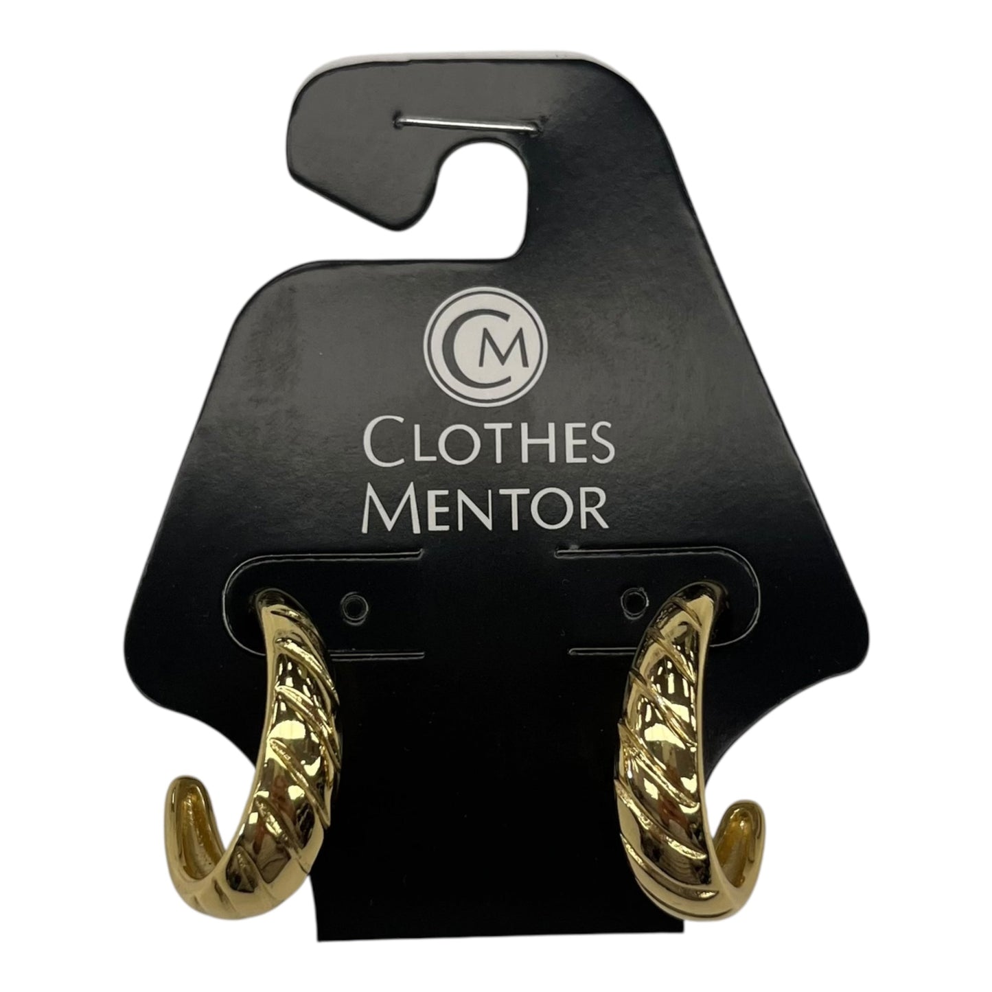 Earrings Hoop By Clothes Mentor In Gold