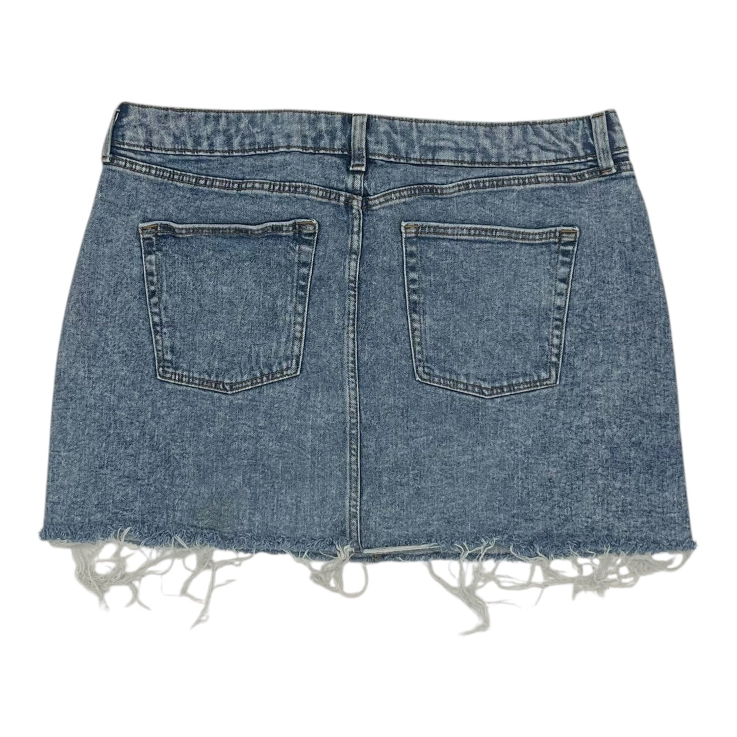 Skirt Mini & Short By Wild Fable In Blue Denim, Size:18