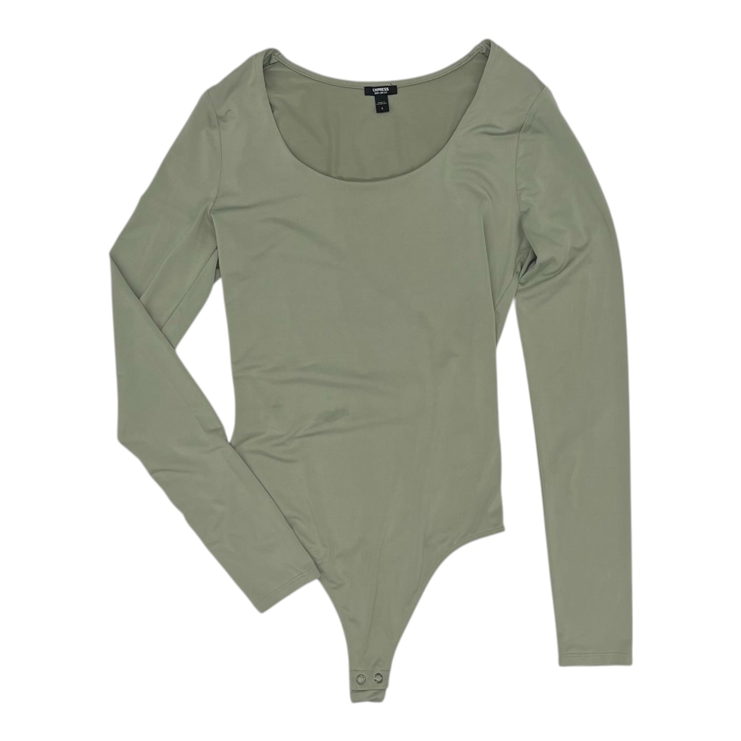 Bodysuit By Express In Green, Size:S