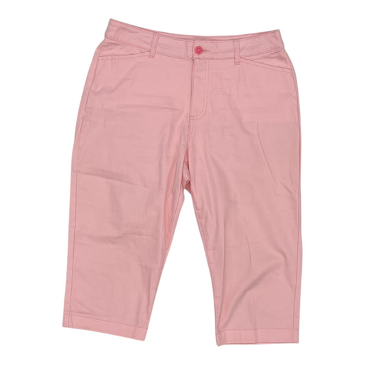 Pants Cropped By St Johns Bay In Pink, Size:14