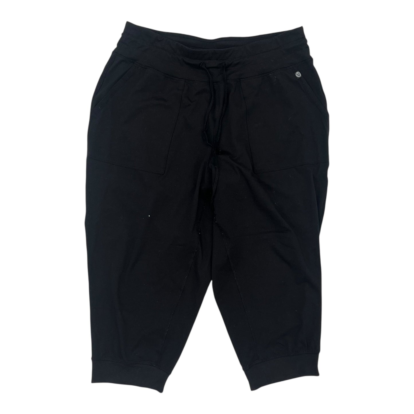 Athletic Capris By Livi Active In Black, Size:2X