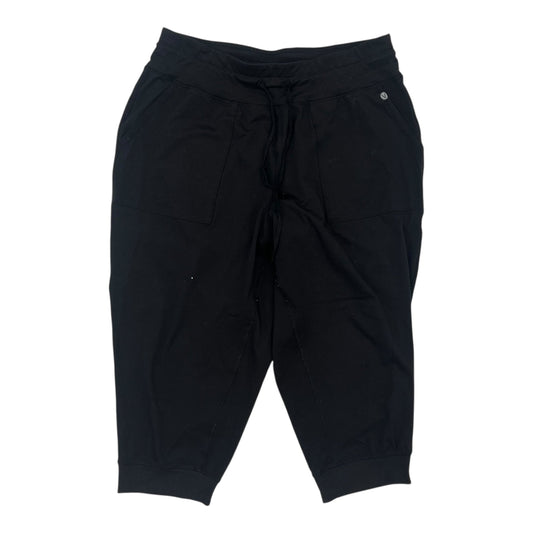 Athletic Capris By Livi Active In Black, Size:2X