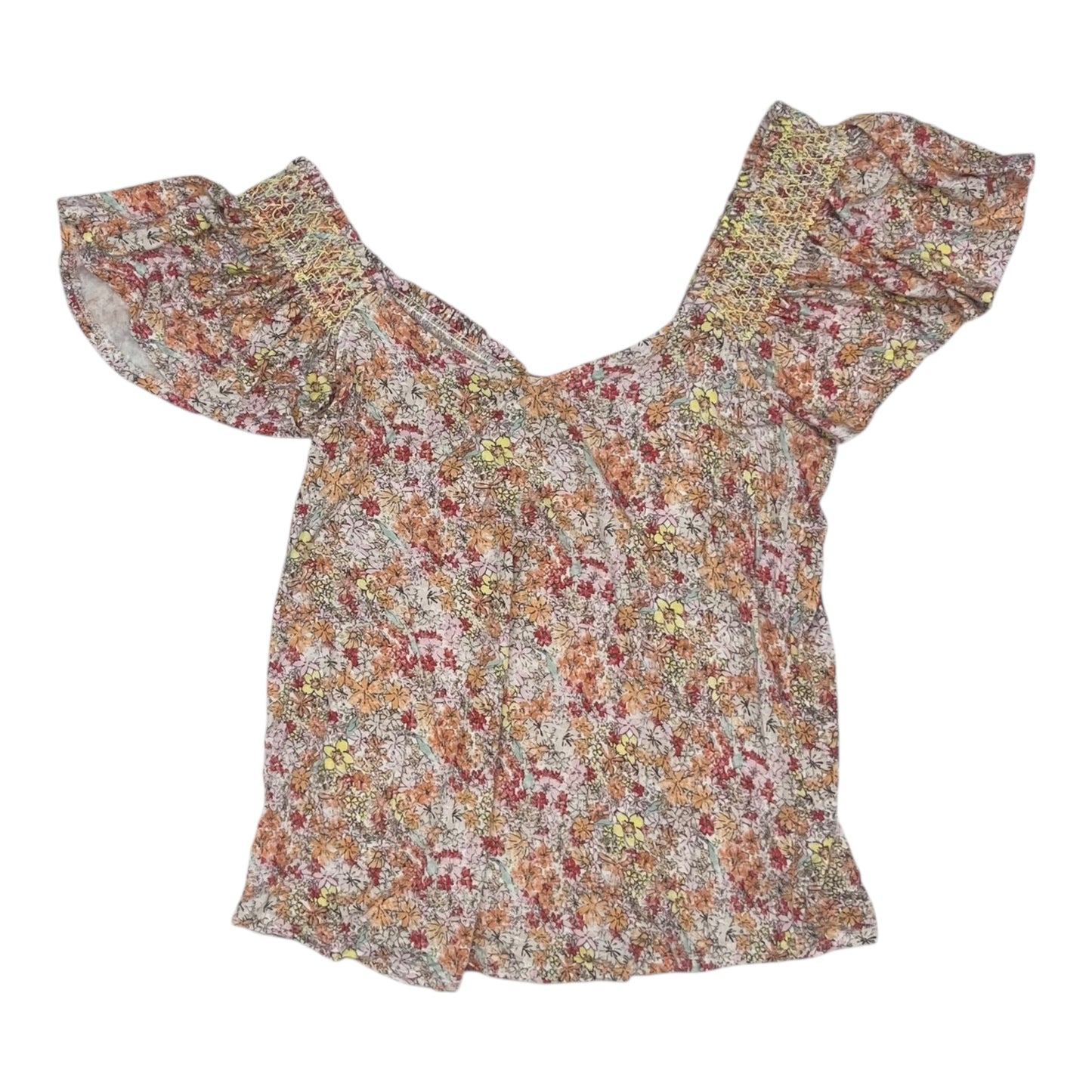 Top Ss By Maurices In Floral Print, Size:M