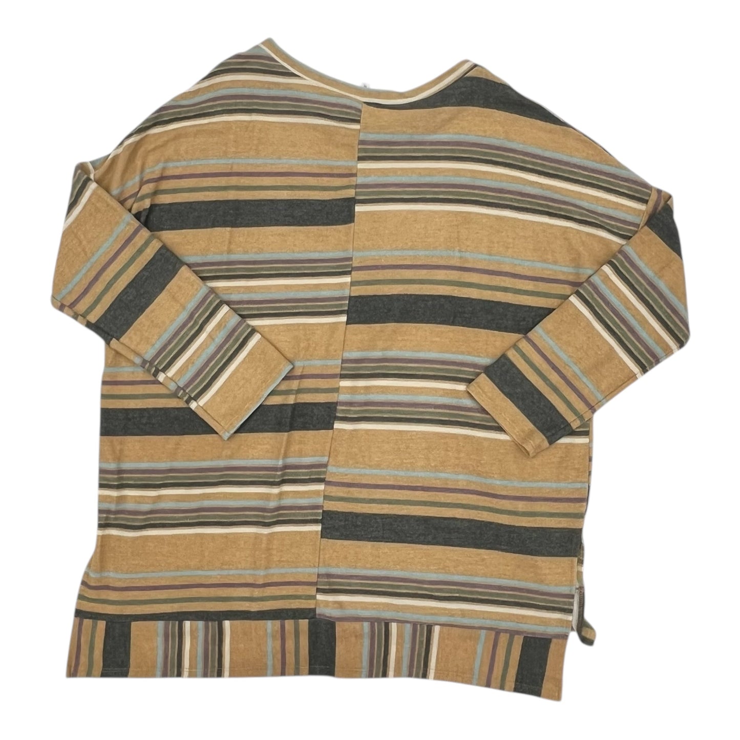 Top Ls By White Birch In Striped Pattern, Size:Xl